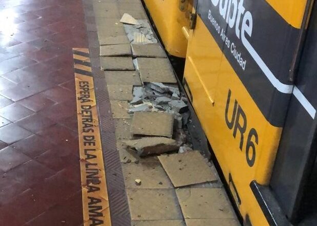 Colisionó una formación vacía de la Línea E
