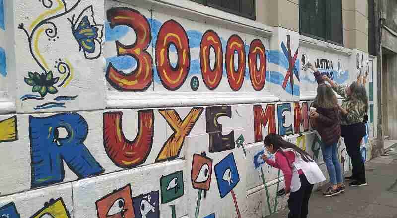 Restauraron el mural por la Memoria