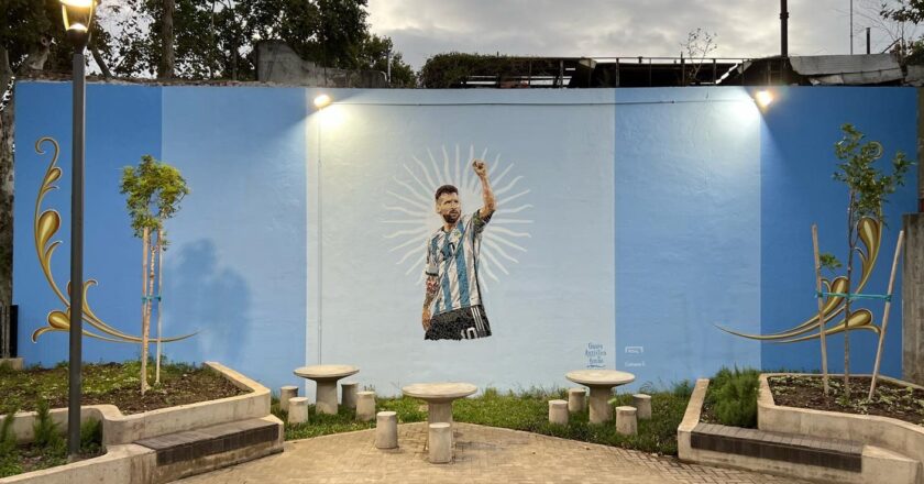 Nuevo Mural de Messi en Boedo