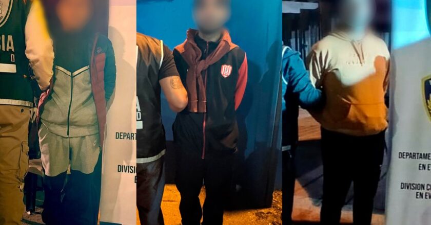 Prófugos detenidos en pleno operativo de Copa Sudamericana