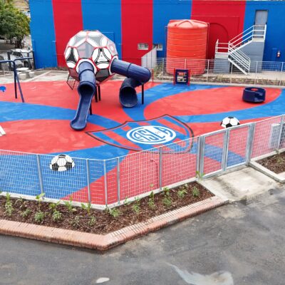 Una plaza con identidad azulgrana